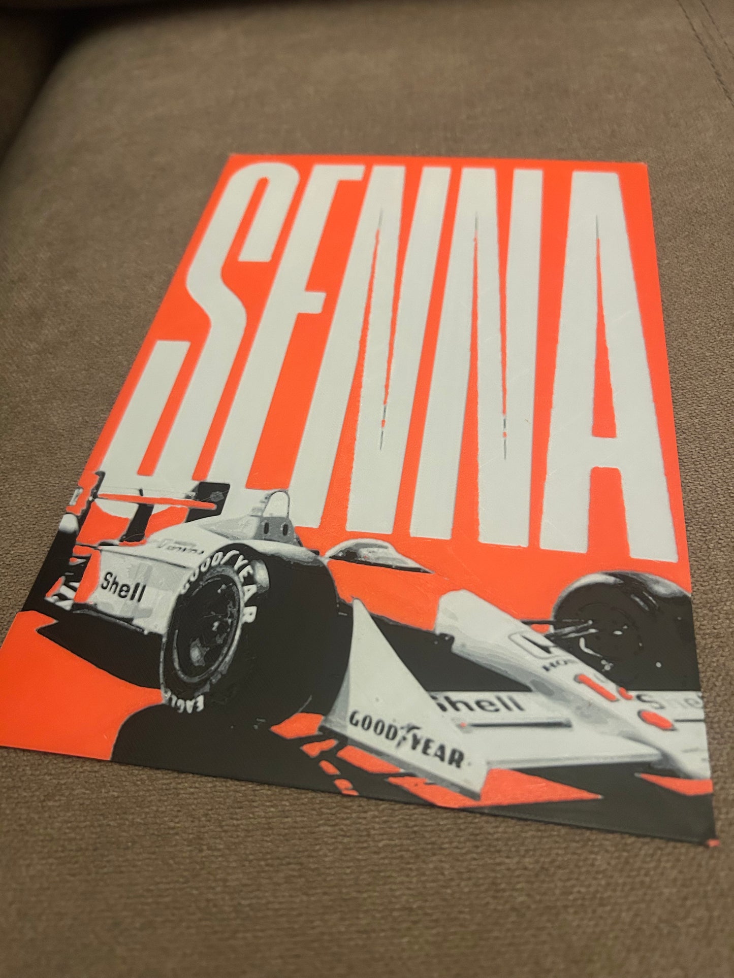 CARTEL HOMENAJE AYRTON SENNA