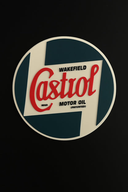 LETRERO CASTROL VINTAGE