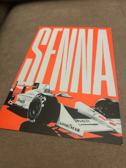 CARTEL HOMENAJE AYRTON SENNA