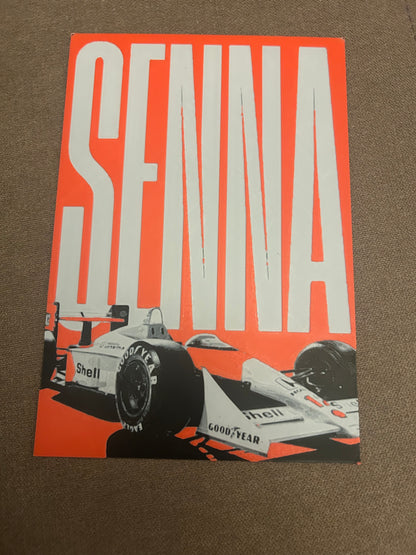 CARTEL HOMENAJE AYRTON SENNA